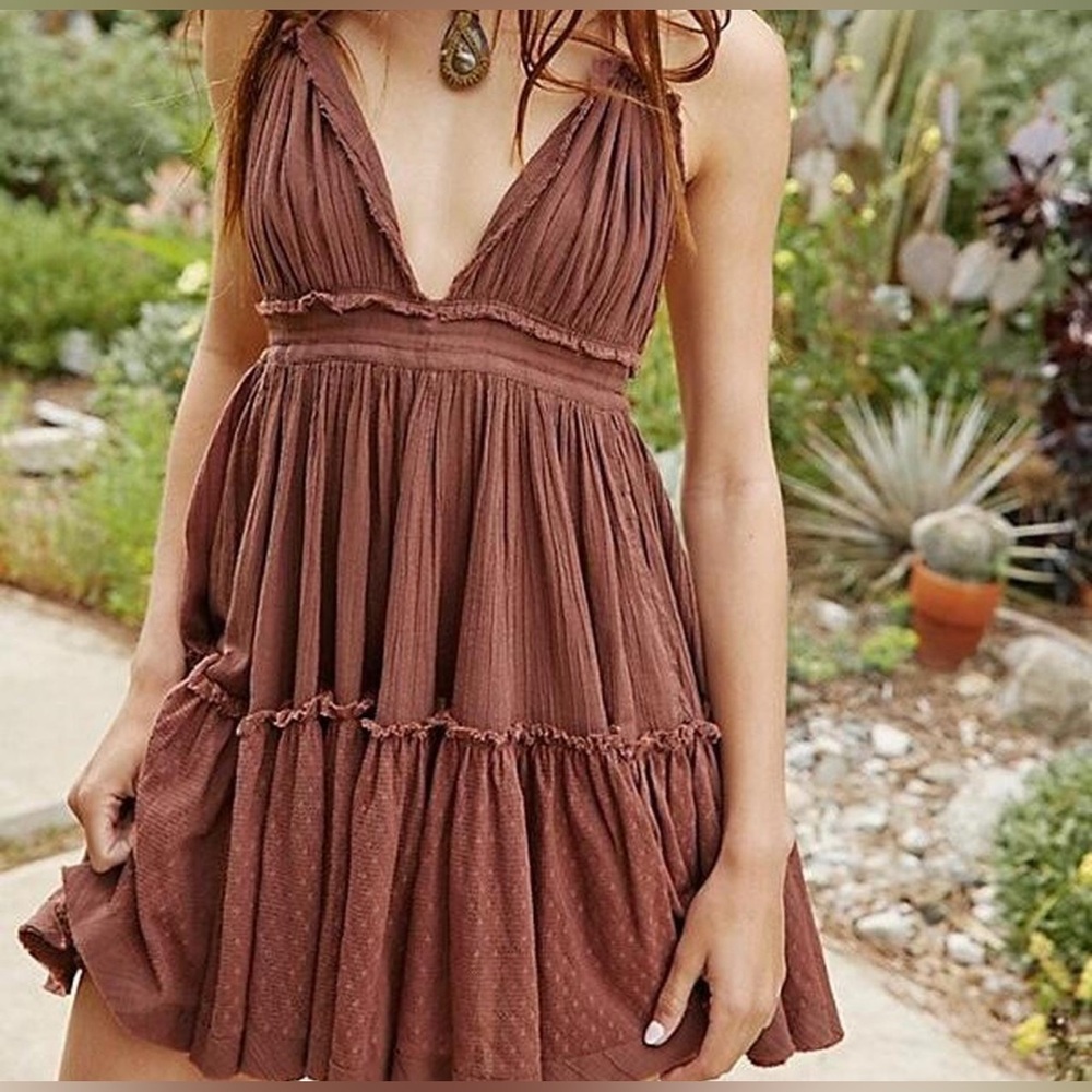 Free people 100 degree mini dress